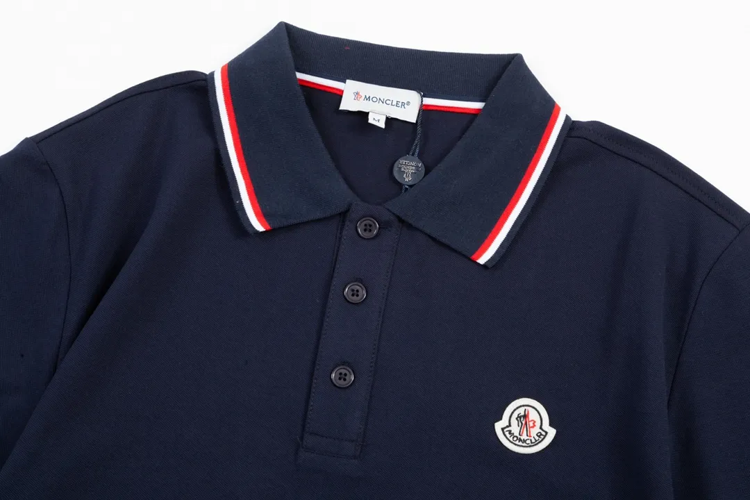 MONCLER Classic Lo GO ， Retro Same Style Polo Versatile : Size：M-2XL